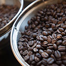 "closeup of coffee beans"